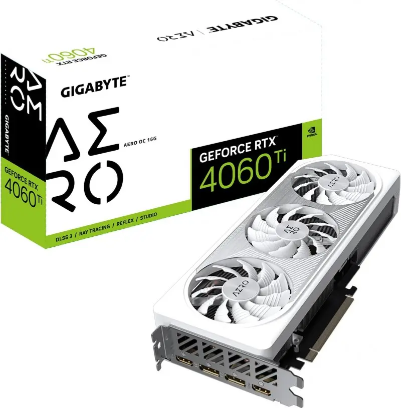 GPU RTX 4060TI 16GB OC GIGABYTE AERO WHITE